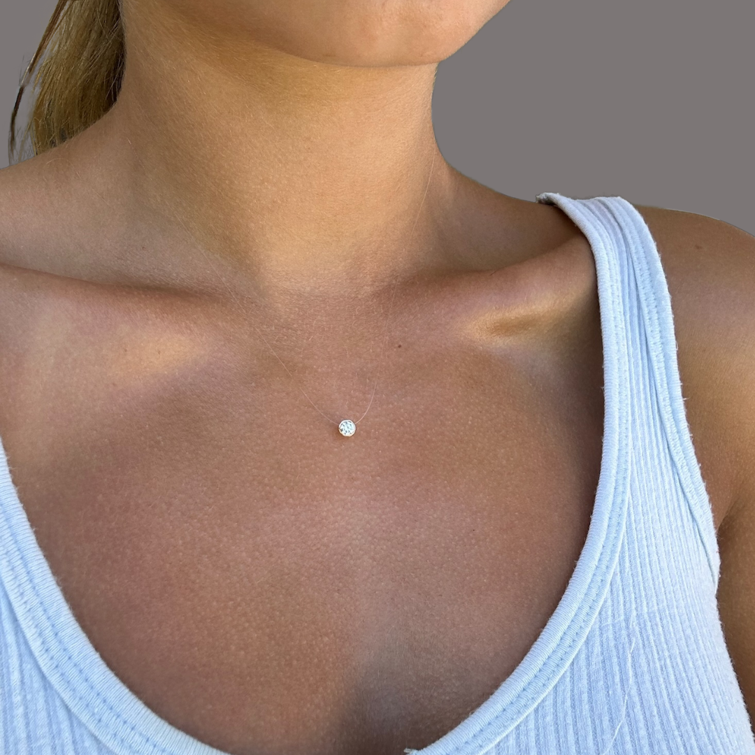 0.25 CT Diamond Dots Necklace